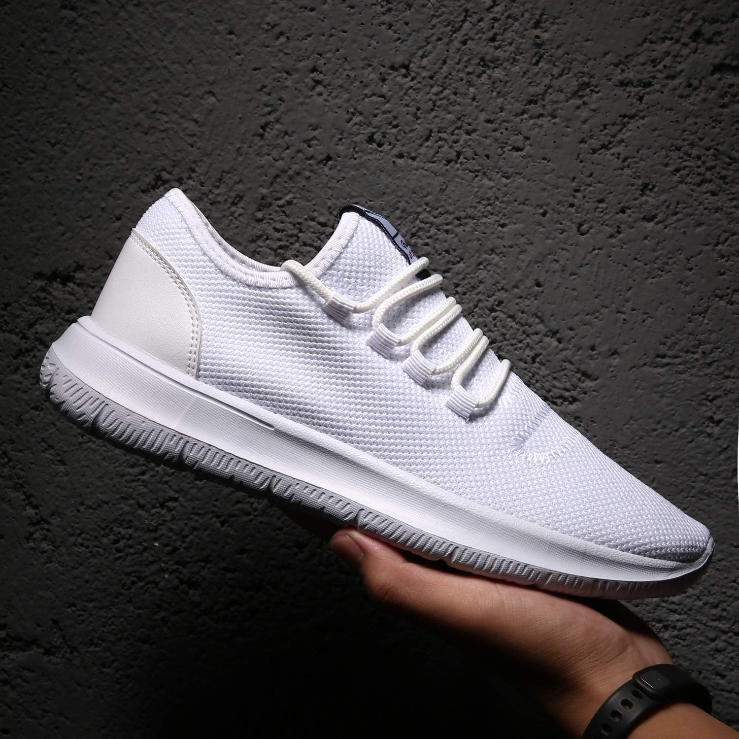 KEEZMZ Men's Running Shoes Fashion Breathable Sneakers Mesh Soft Sole Casual Athletic Lightweight