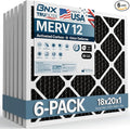 BNX TruFilter 18x20x1 MERV 12 Odor Defense AC Furnace Air Filter by BNX