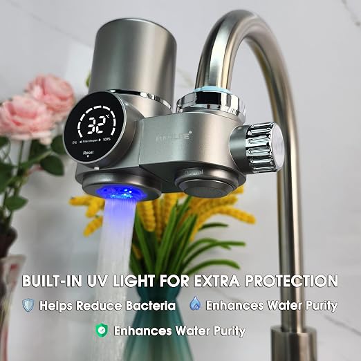 Combo Eurolife Faucet Mount Water Filter EL-LS-A13, LED Sink Water Filter - Image 3