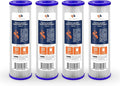 Aquaboon 5 Micron 10x2.5 Whole House Pleated Sediment Filter Cartridge for Well Water Filter Replacement Compatible with WFPFC3002, WHKF-WHPL, 4-Pack