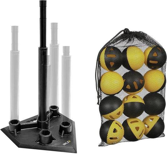 SKLZ Youth Baseball Tees: Boost Young Players' Swing with Durable, Adjustable Training Equipment - Perfect for Developing Skills and Confidence