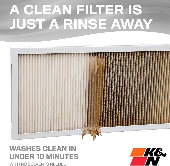 K&N 14X20X1 HVAC Furnace Air Filter, Lasts a Lifetime, Merv 8, the Last HVAC - Image 3