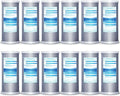Geekpure 10-Inch Carbon Block Replacement Water Filter Cartridge for Whole House Water Filtration-4.5" x 10"-5 Micron (12)