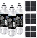 GOLDEN ICEPURE LT700P Replacement for 469690, ADQ36006101, ADQ36006102, LFX31945ST, LFX31925ST, LFX30766S, LFXC24726, LFXS24623, LSFXC2476S RWF1200 and Air Filter LT120F, 3Pack