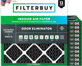 Filterbuy 18x18x1 Air Filter MERV 10 Odor & Allergy Defense by Filterbuy