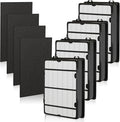 HAPF600 Filter Replacement for Holmes True HEPA Filter B Replace HAPF600D, HAP615, HAP625, HAP650, HAPF600D-U3, HAP725, HAP750, HAP1725 HAP1750, 4 PCS True HEPA Filter and 4 PCS Pre Filter