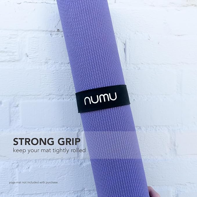 Numu Yoga Mat Strap Slap Band - Easy Snap On to Keep Exercise Mat Tightly Rolled and Secured for Yoga Mat Storage and Travel-FlexoryFit