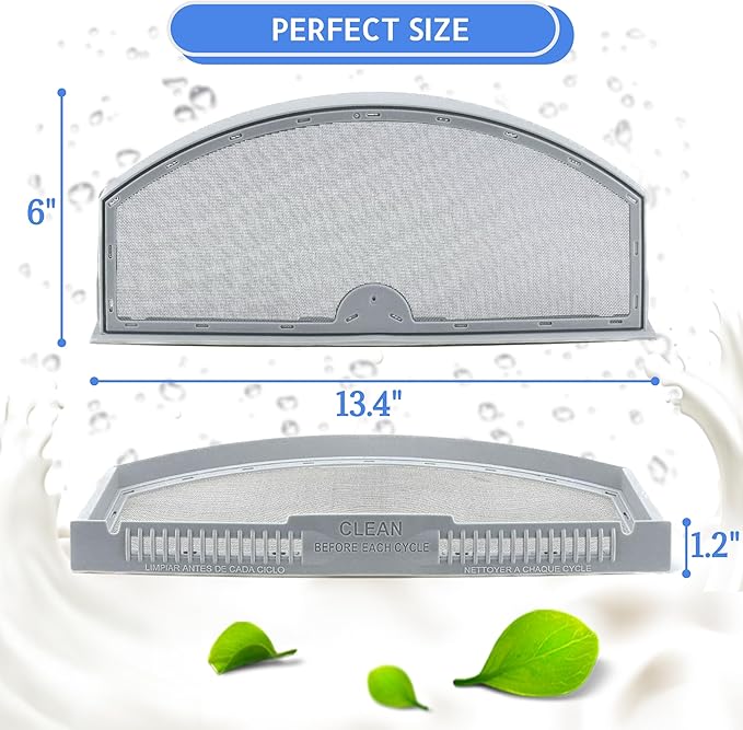 WE03X23881 Dryer Lint Screen Replacement for GE, Lint Trap Filter for GTD65EBSJ3WS, GTD42EASJ2WW, GTD33EASK0WW, PS11763056, AP6031713