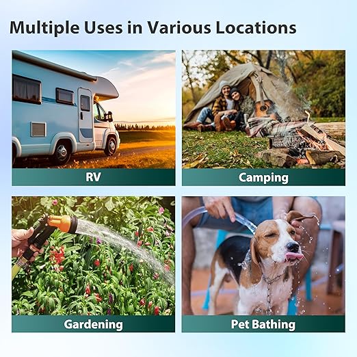 iSpring CW21-PF 2-Stage RV Water Filtration System, SGS-Tested PFAS Removal, High-Capacity Tankless Design, Durable 3/4" Lead-Free Brass Connectors for RV Campers