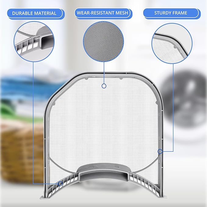 Compatible Lint Filter for LG DLE2601R, DLE2601W, DLE2701V, DLE3050W, DLE3170W Dryer Models