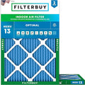 Filterbuy 17.5x21x1 Air Filter MERV 13 Optimal Smoke & Allergy Defense by Filterbuy