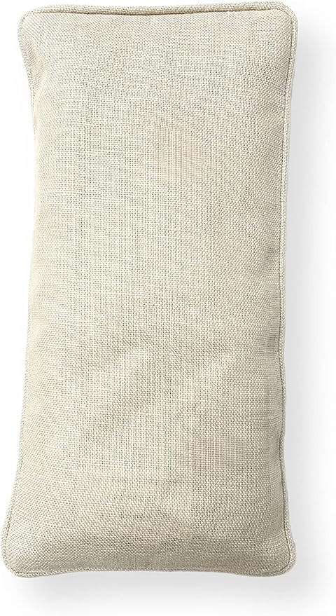 Organic Linen Eye Pillow - Lavender & Flaxseed for Relaxation, Yoga, Stress Relief - Microwavable Heating Pad & Cool Compress - Made in USA - Gifts for Meditation-FlexoryFit