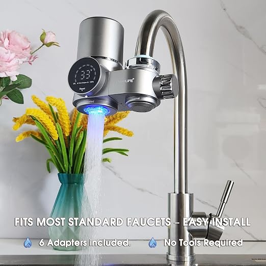 Combo Eurolife Faucet Mount Water Filter EL-LS-A13, LED Sink Water Filter - Image 7