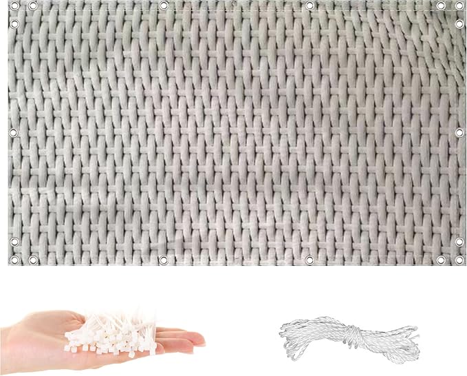 Fence Privacy Screen 2' x 13.1' UV-protection Wind-resistant Patio Privacy by AYLFBFU