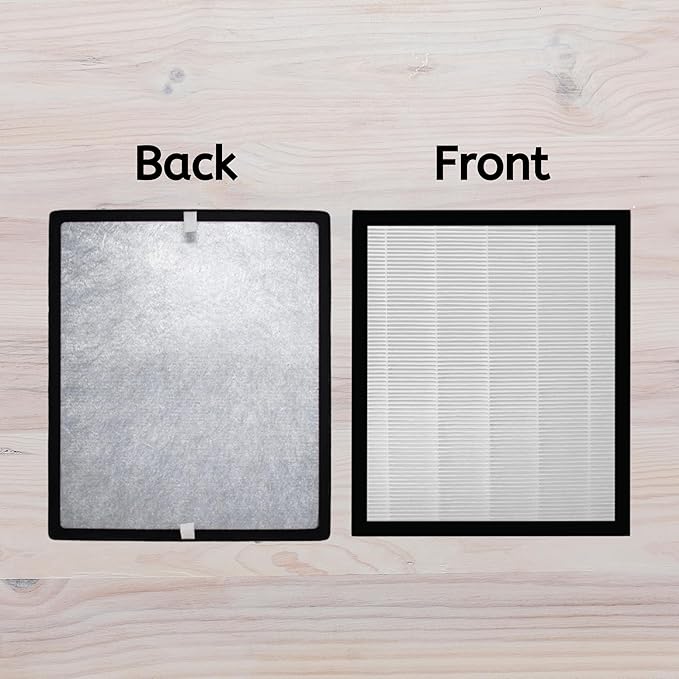 Nispira LV-PUR131 Filter Replacement for Levoit Air Purifier LV-PUR131 3-in-1 HEPA Carbon 2 Sets