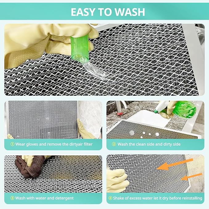 20x25x1 Electrostatic Air Filter, Washable & Reusable Aluminum AC/HVAC Furnace Filter, MERV 8, Lasts a Lifetime, Healthier Home or Office(Actual Size: 19.75"x24.65"x0.86")