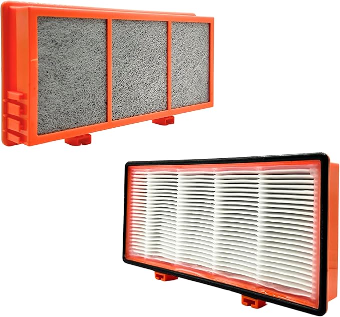 Nispira AER1 Filter Replacement for Holmes Air Purifier Smoke Grabber HAPF30AS-U4R HAPF30AT Odors Dust VOCs Remover 1.2 x 10 x 4.6 Inches, 2 Packs.