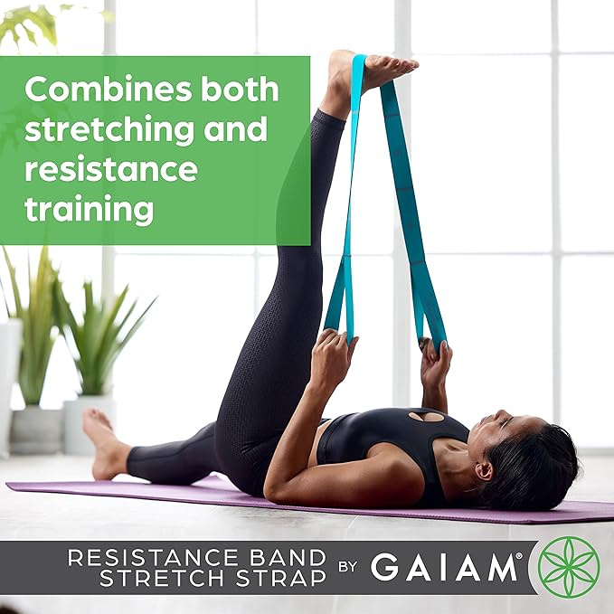 Gaiam Restore Resistance Band Stretching-FlexoryFit