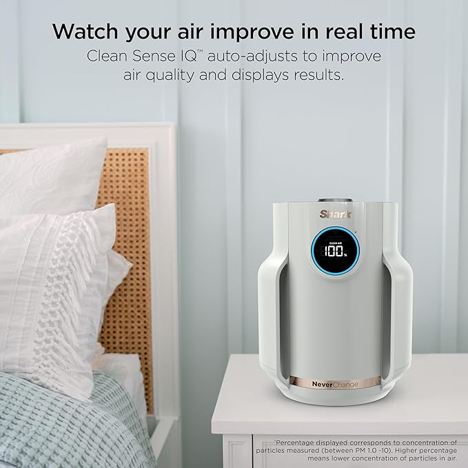 Shark Air Purifier for Home, NeverChange, for Large Room, Home Office, - Image 7