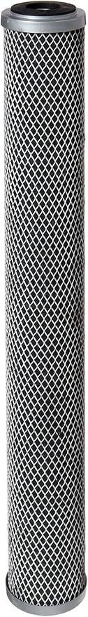 Pentair Pentek FloPlus-20 Carbon Water Filter, 20-Inch, Whole House Modified Molded Carbon Block Replacement Cartridge, 20" x 2.5", 0.5 Micron