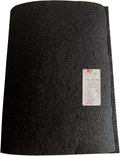 Cut-to-Fit Activated Carbon Filter Sheet Charcoal Air Vent Filters Pad Black Range Hood AC Replacement Fabric Filter 1 Pack 16" x 48" x 0.2"