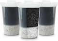 Santevia MINA Alkaline Water Filter Value Pack | 3-Pack At Home Water Pitcher Filter Adds Minerals and Makes Alkaline Water | Chlorine and Lead Water Filter| Made In North America
