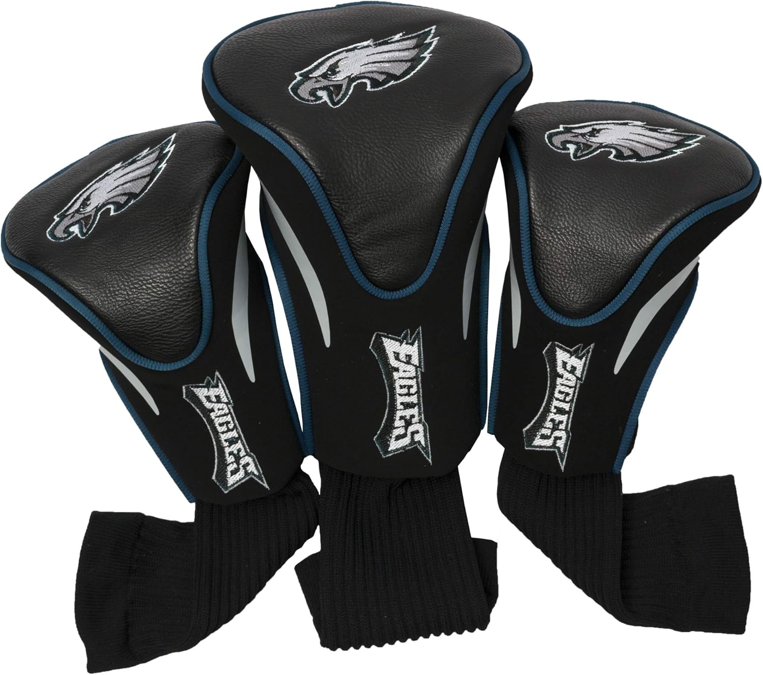 Team Golf NFL Numbered 1, 3, & X, Fits Oversized Drivers, Utility, Rescue & Fairway Clubs, Velour Lined for Extra Club Protection