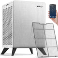 Air Purifiers for Home Large Room Up to 2250 ft² with WIFI - Remove 99% of Smoke Allergies Pet Dander Odor - Dual 3-Stage Filter of Washable Filter and True HEPA Filter with AQI, Sleep, Auto Mode