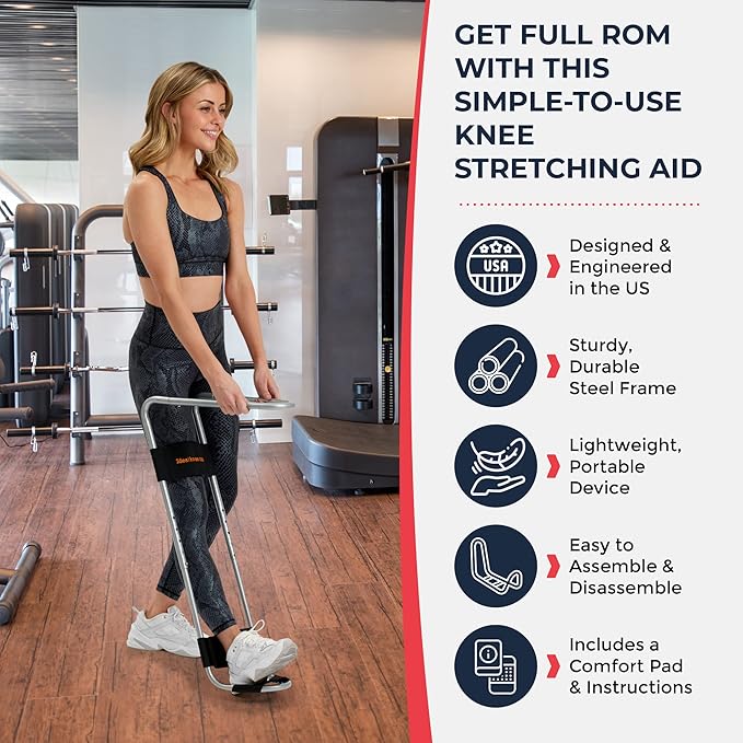 IdealKnee - Advanced Knee Extension & Pain Relief Device - Endorsed by PTs & Surgeons - Ideal for ACL, MCL Recovery, Athletes, Therapy & Rehab-FlexoryFit