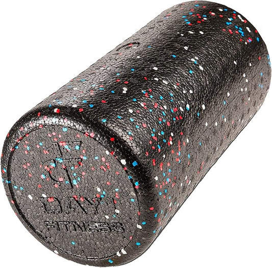 High-Density Round Foam Rollers - 4 Size and 8 Color Options - Massage Rollers for Stretching, Deep Tissue and Myofascial Release-FlexoryFit