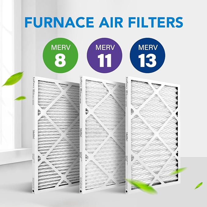 LotFancy 14x25x1 Air Filter MERV 13 4-Pack, Electrostatic Pleated HVAC Furnace - Image 8