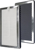 MA-15 Air Purifier Filters Replacement for Medify Air MA 15 Series, 3-in-1 Composite Filter with H13 True HEPA, Activated Carbon and Prefilter，2 Pack