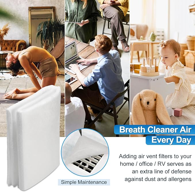 UCINNOVATE MERV 13 Air Vent Filters, 24.7 Ft² Cut to Size AC Filter Material - Image 7