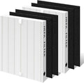 AP-1512HH Air Filter Replacement Set Compatible with Coway Airmega AP-1512HH and Airmega 200M Air Purifi-er, 2 True HEPA Filter and 4 Activated Carbon Pre-Filters, Compared to Part # 3304899