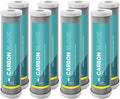 NU Aqua Reverse Osmosis Carbon Block Filter 10 Inch Replacement - 5 Micron Universal RO Water Filtration System Cartridge - 8 Pack of Premium Filters