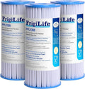 FXHSC 5 Micron 10" x 4.5" Whole House Pleated Sediment Filter for Well Water, Compatible with GE FXHSC, DuPont WFHDC3001, Culligan R50-BBSA, R50-BB, GXWH40L, ECP5-BB, 3PACK