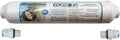 Inline Graduated Activated Carbon Water Filter - Whole House Carbon Block Cartridge Chlorine, Taste & Odor Reduction - 10 Inch