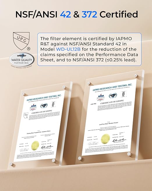 Waterdrop UL12B Under Sink Water Filter, Upgraded - Image 5