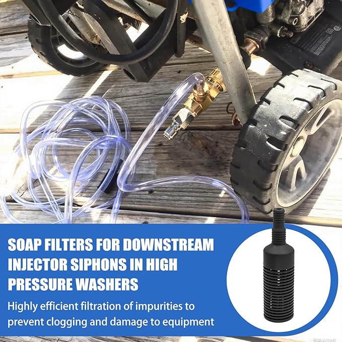 75172 Pressure Washer Siphon Hose Filter for 1/4-Inch and 3/8-Inch Hoses - 4 Pcs