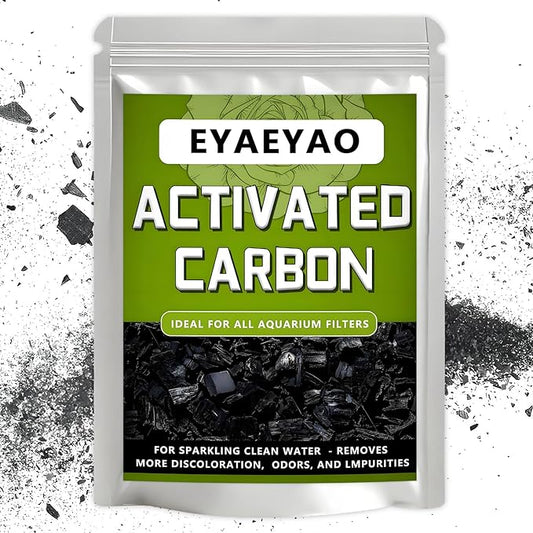 Premium Activated Carbon, 8 Ounces Activated Charcoal Bulk for Aquariums And Fish Tanks, Air Filtration Odor Scrubbing For Grow Tents Hydroponics Aquariums Ponds -Keep Water Crystal Clear (8 Ounces)