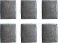 Filter Everything Replacement Aluminum Range Hood Filter Compatible with Broan/Nutone 97006931, 99010121, Whirlpool 4341977 – 10.5” x 8.75” x 1/8” – 6 Pack