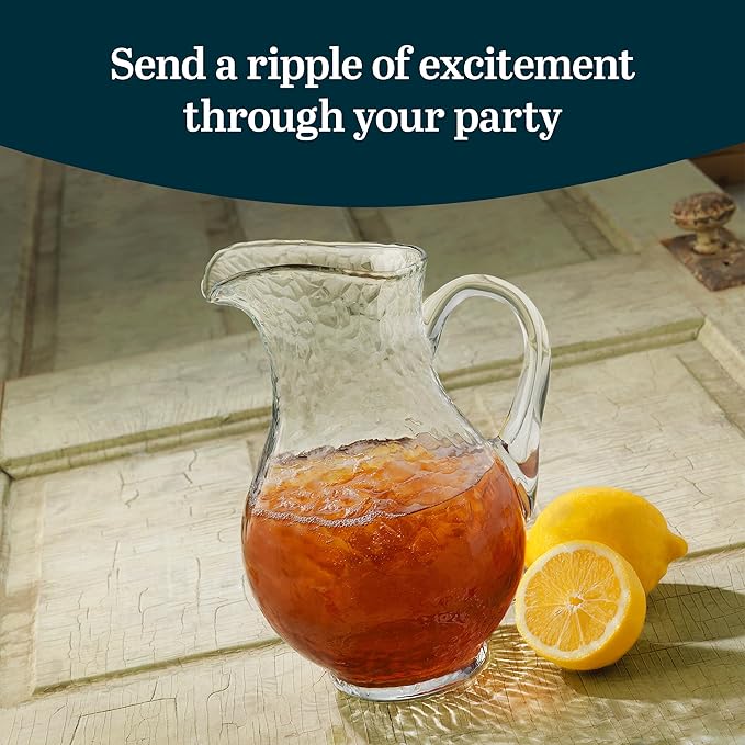 Libbey Yucatan Glass Pitcher, 86.9-ounce