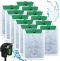 12PCS Medium Filter Cartridges Compatible with Tetra Whisper Bio-Bag Filter Cartridges Medium for 10i IQ10 PF10, Fish Tank Aquarium Filter Cartridges Compatible with Tetra Whisper Filter