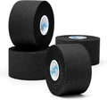OK TAPE 4 Rolls Black Athletic Tape, Sports Tape, Very Strong Easy Tear Wrist Ankle Tape, No Sticky Residue | Athletes, Medical, Athletic Trainers- 1.5inch x 15yards