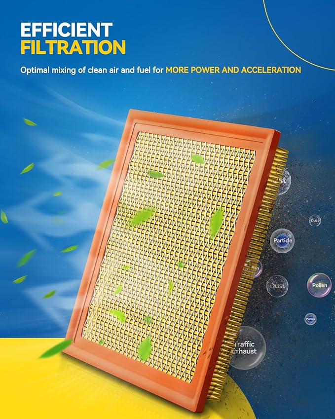 PHILTOP Engine Air Filter, CA11170 Compatible - Image 4