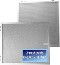 S99010430-002 for N-utone Kitchen Exhaust Fan Filter Replacement Parts Compatible With B-roan N-utone HPF30 HPFA3A36 4512880 and Ken-more Range Hood Filters by Size 13.88" X15.75" 2pack