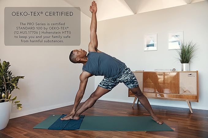 Manduka PRO Yoga Mat - 6mm | Lifetime Durability | Hygienic Construction | Premium Studio Quality | Teacher Approved-FlexoryFit