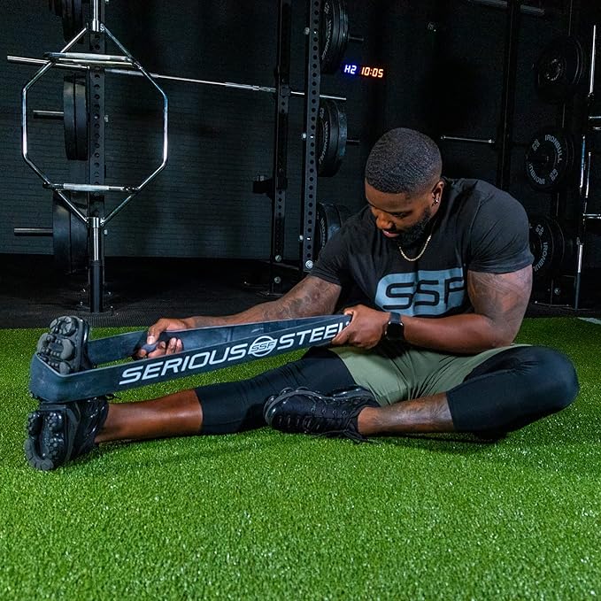 Serious Steel Fitness 32" Resistance Training Bands (Portable Exercise Band System Training Bands- Great for Individuals Under 5'10")-FlexoryFit