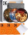 K&F CONCEPT 52mm Star Filters Kit 4 Points 6 Points 8 Points Cross Screen by KFCONCEPT