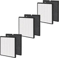 Nispira LV-PUR131 Filter Replacement for Levoit Air Purifier LV-PUR131 3-in-1 HEPA Carbon, 3 Packs